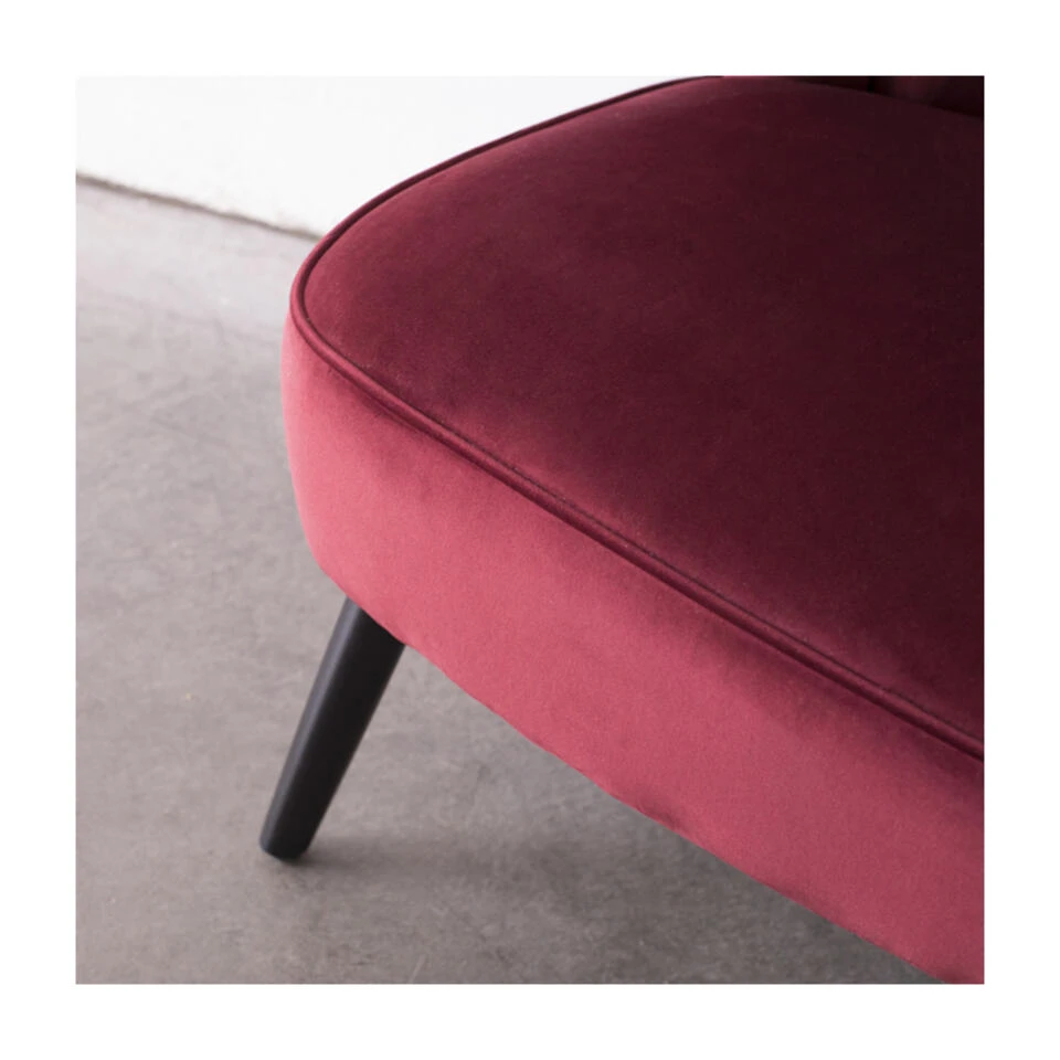 Giga Meubel Fauteuil Rouge Velvet - Shelly - Afbeelding 2
