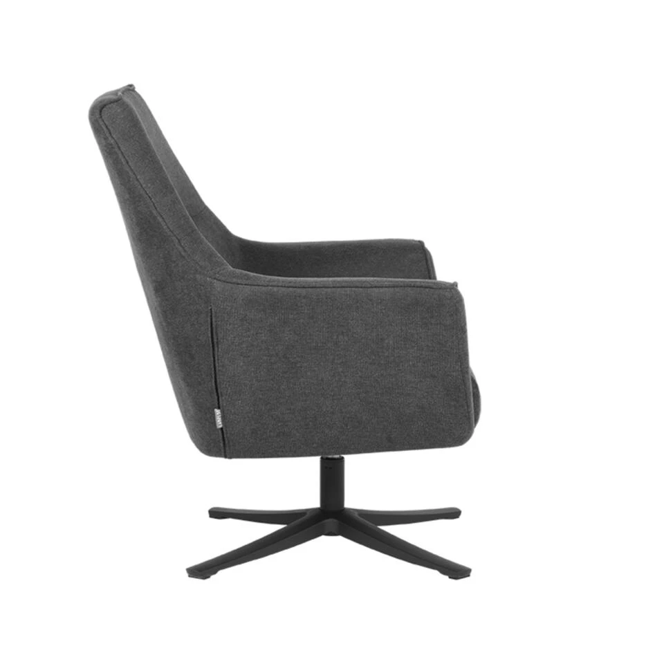 LABEL51 Fauteuil Tod - Antraciet - Weave - Afbeelding 3