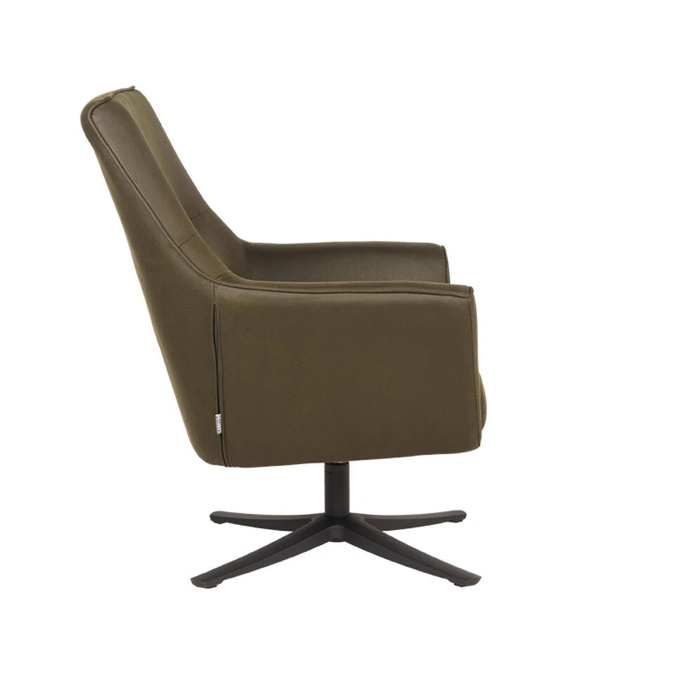 LABEL51 Fauteuil Tod - Army Green - Microfiber - Afbeelding 3