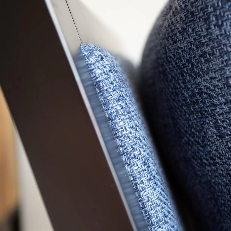 Industriële Fauteuil Morris Stof Blauw - Stof - Blauw - Afbeelding 4