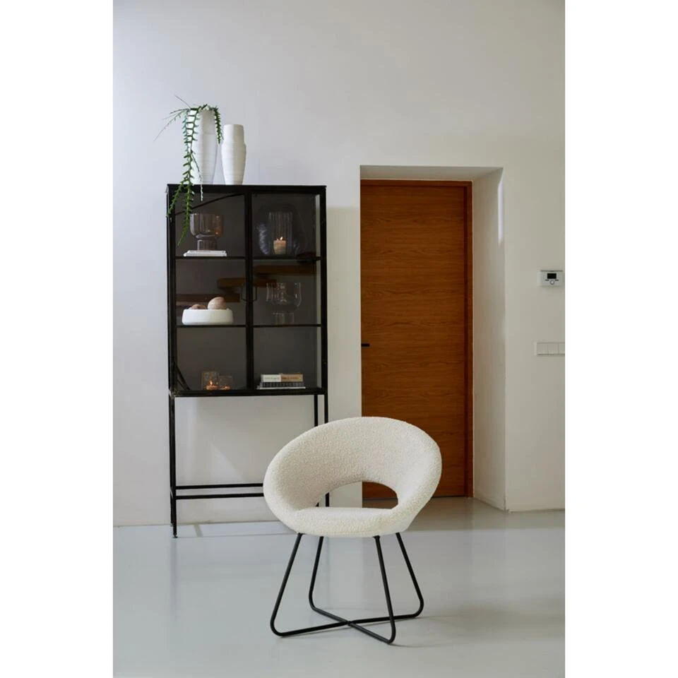 Stoel Antony - Crème - Bouclé - Afbeelding 2