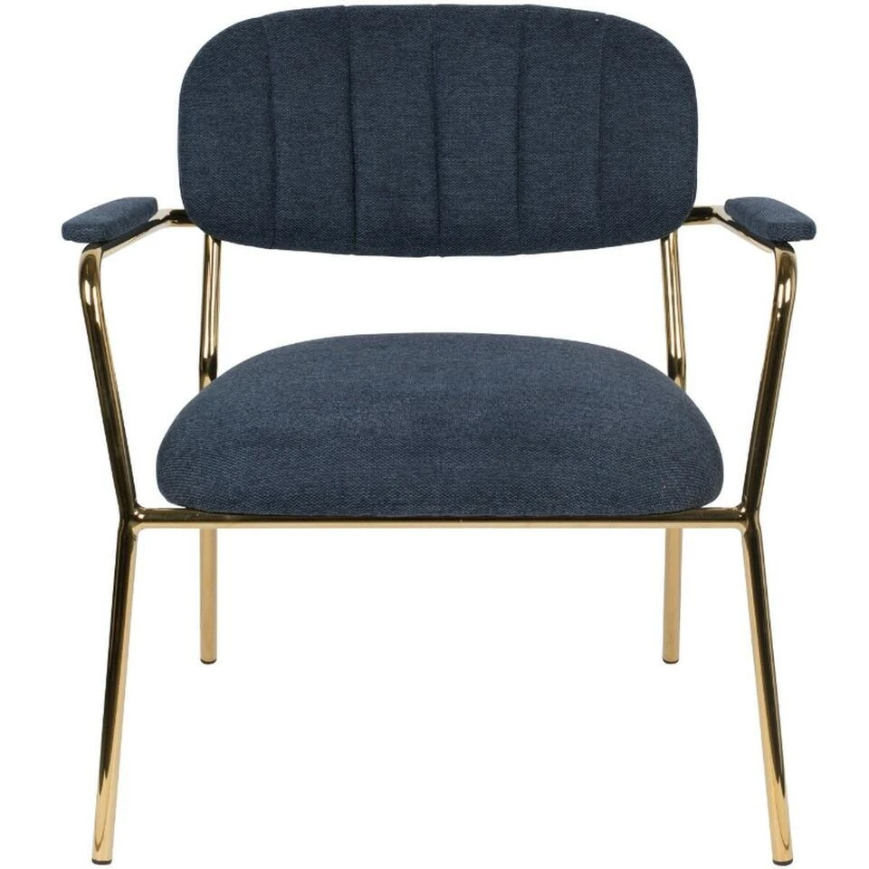 Puur Viken Fauteuil Met - Stof - Blauw - Afbeelding 3