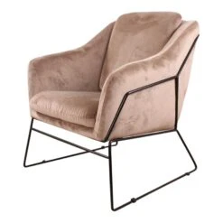 DS4UĀ® Antonio Fauteuil Velvet - Stof - Beige
