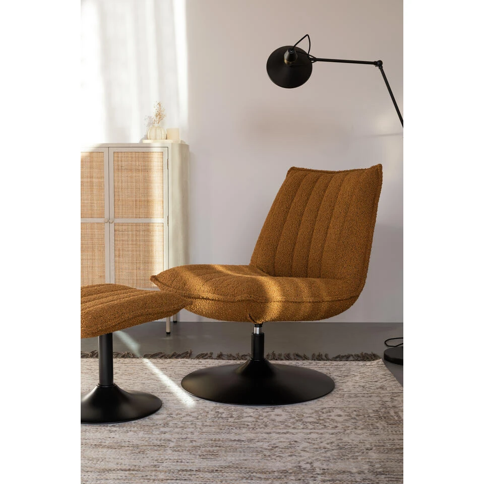 Rein Living Jax Fauteuil - Bouclé - Ochre - Afbeelding 2