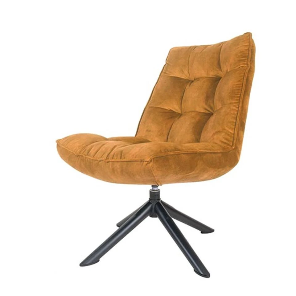 Decor 88 Adaline Velvet Fauteuil Goud - 70x65x105 Cm