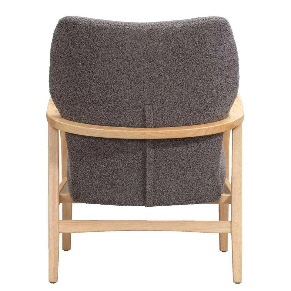 Fauteuil Mila - Stof - Antraciet - Afbeelding 3