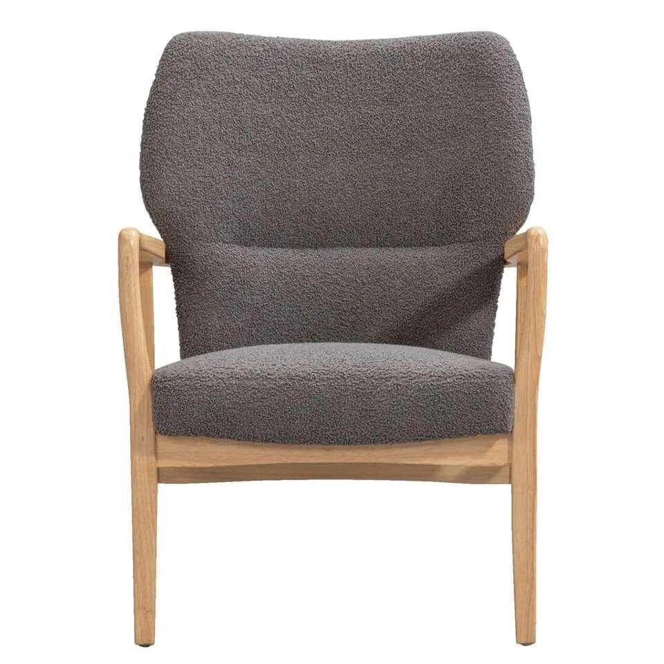 Fauteuil Mila - Stof - Antraciet