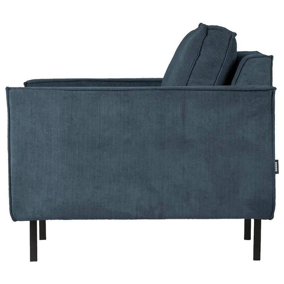 WOOOD Fauteuil Arwin - Staalblauw - Afbeelding 3