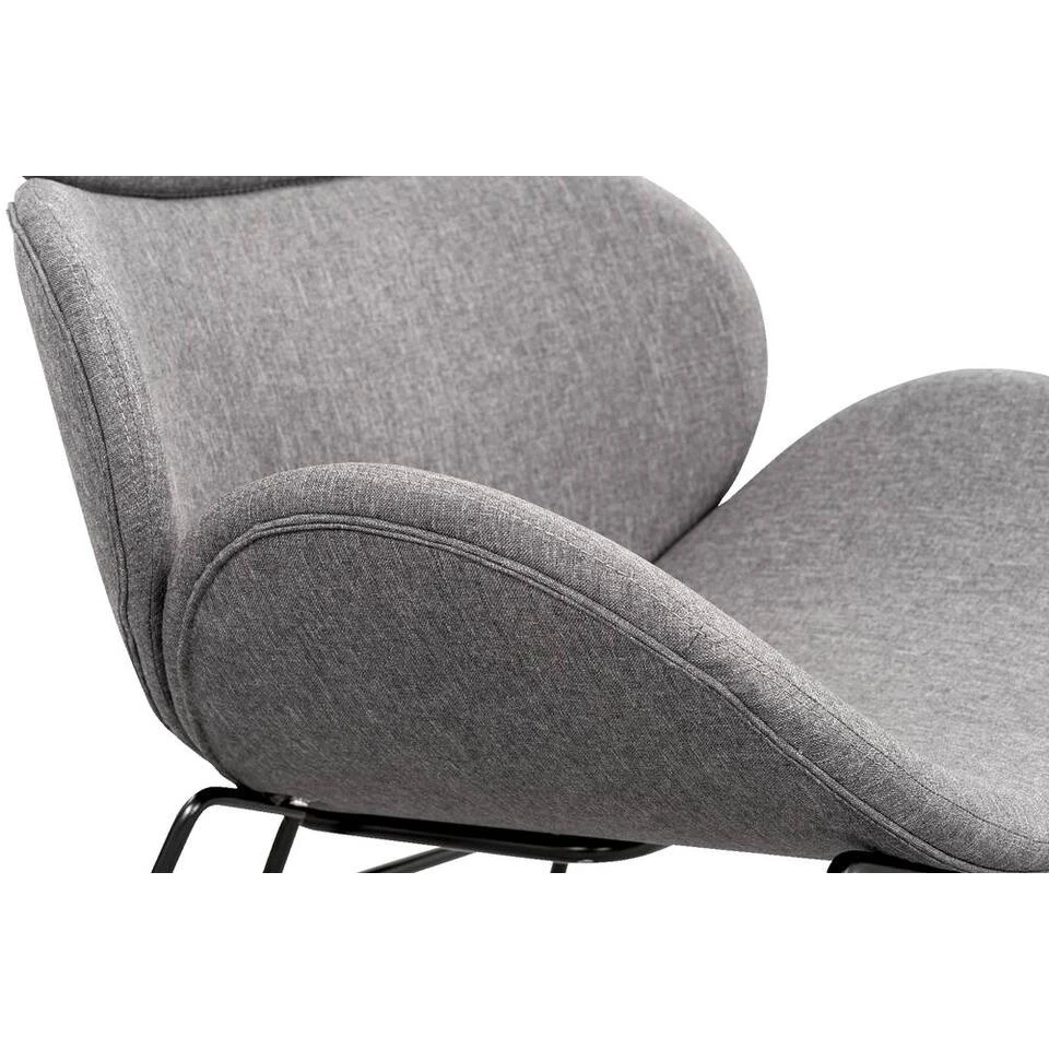Fauteuil Cezar - Stof - Grijs - Afbeelding 4