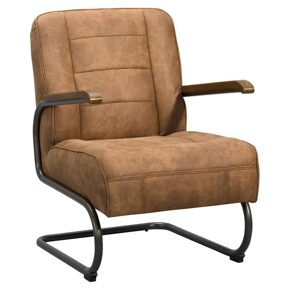 Fauteuil Ivar - Stof - Cognac