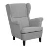 Beliani Oorfauteuil ABSON - Grijs Polyester