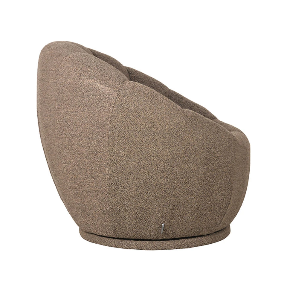 LABEL51 Fauteuil Crown - Bruin - Boucle - Afbeelding 3