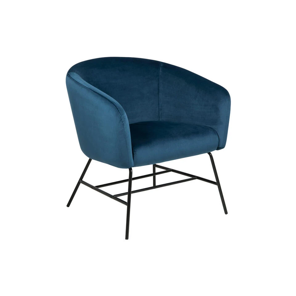 Fauteuil Belfast - Fluweel - Navy Blauw - Afbeelding 3