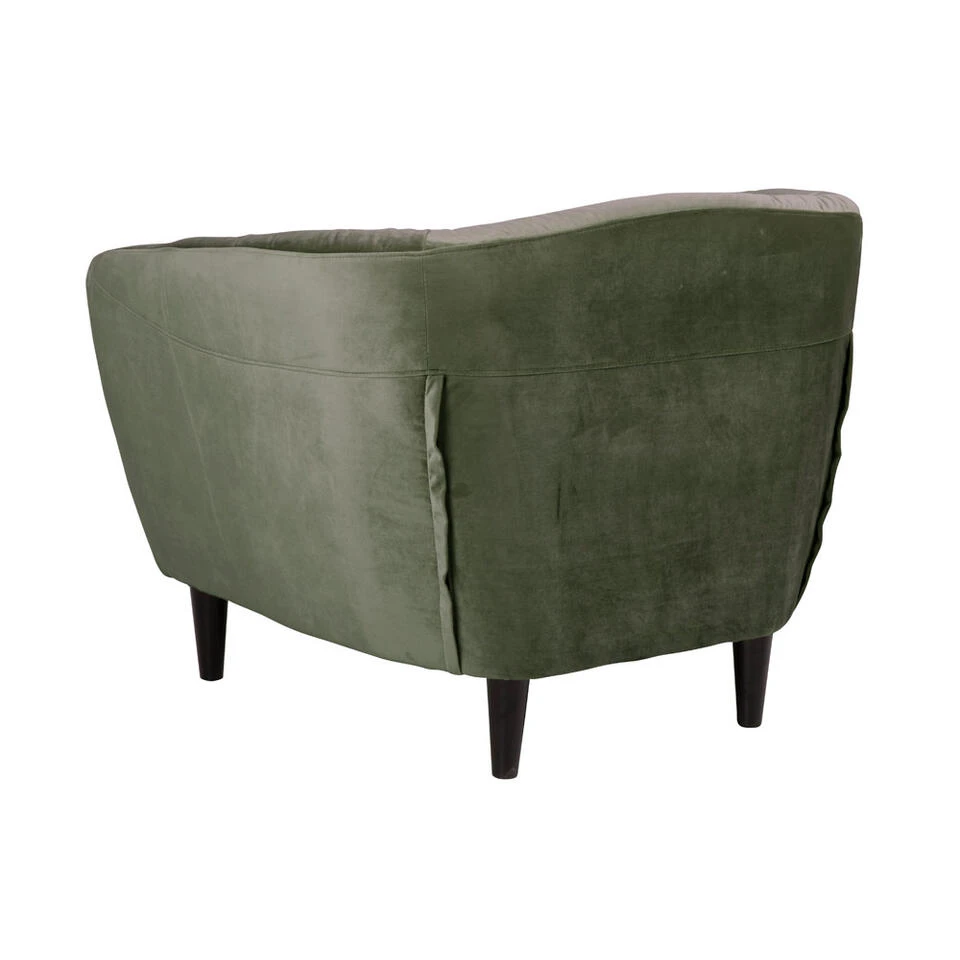 Fauteuil Thyrza - Fluweel - Groen - Afbeelding 3
