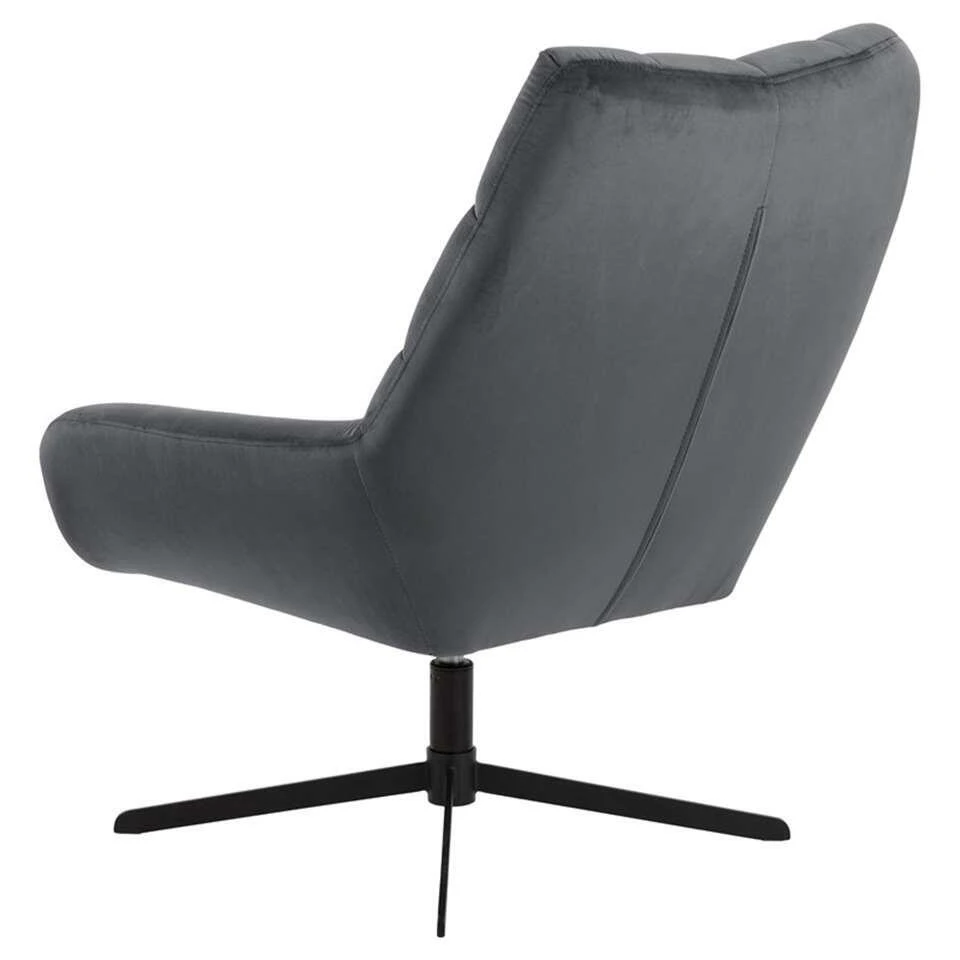 Fauteuil Devin - Stof - Donkergrijs - Afbeelding 3