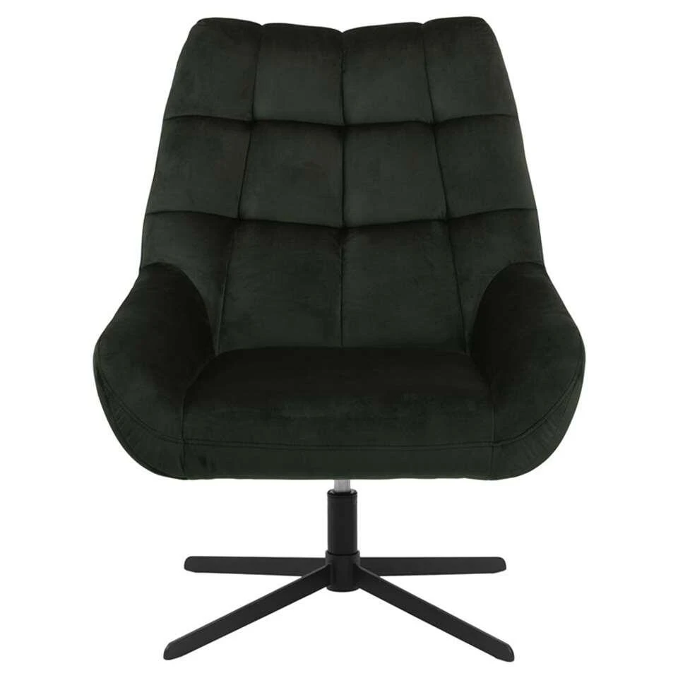 Fauteuil Devin - Stof - Donkergroen - Afbeelding 2