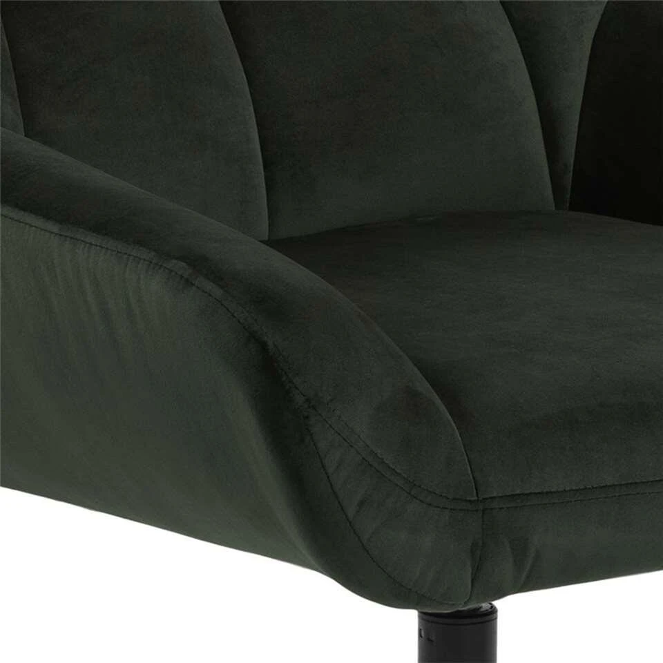 Fauteuil Devin - Stof - Donkergroen - Afbeelding 4