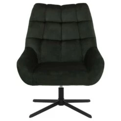 Fauteuil Devin - Stof - Donkergroen