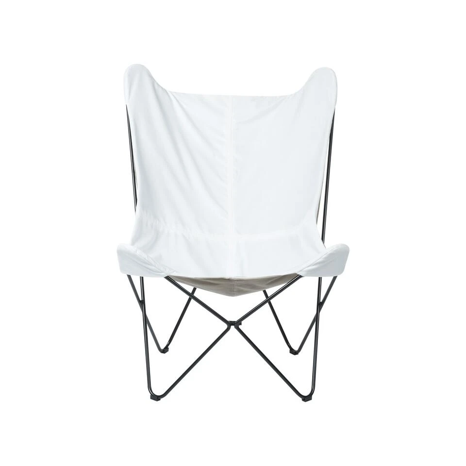 Beliani Fauteuil NYBRO - Wit Fluweel - Afbeelding 4