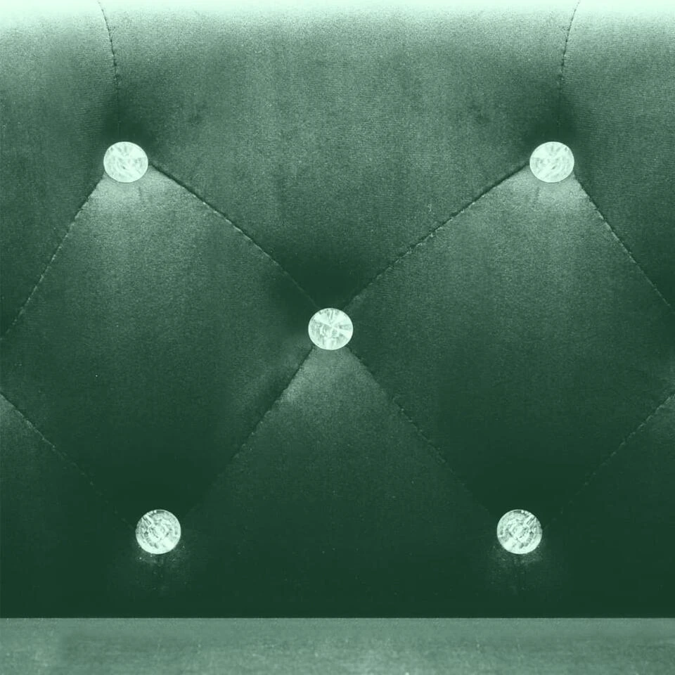 VidaXL Fauteuil Fluweel Groen - Afbeelding 3