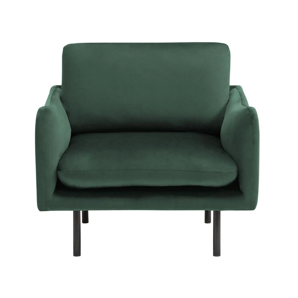 Beliani Fauteuil VINTERBRO - Groen Fluweel - Afbeelding 4
